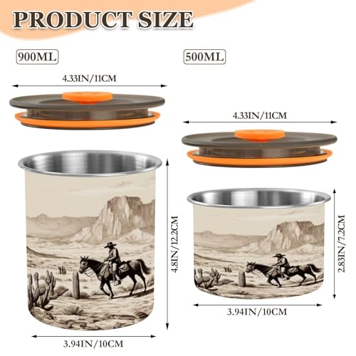 Envase Hermético de Acero Inoxidable para Café 30oz miniatura 2