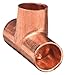 Tee, Wrot Copper, C x C, 1/8 x 1/8 In