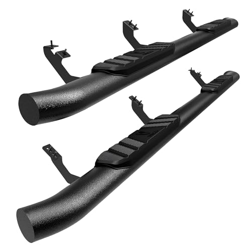 Tyger Auto 3.5 Rider Running Boards Compatible with 2024-2026 Toyota Tacoma (Fits Hybrid) | Double Cab | TG-SS2T36008 | Side Step Rail Nerf Bars