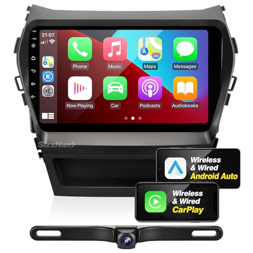 SizxNanv Android Radio Upgrade for Santa Fe 2013-2017 Touchscreen Compatible