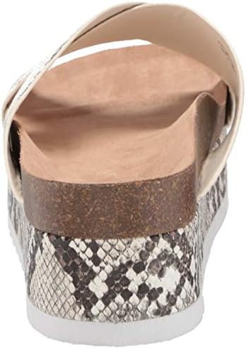Dirty Laundry by Chinese Laundry Women's Platform Slide Sandal, Cream Snake, 7 | Image 2