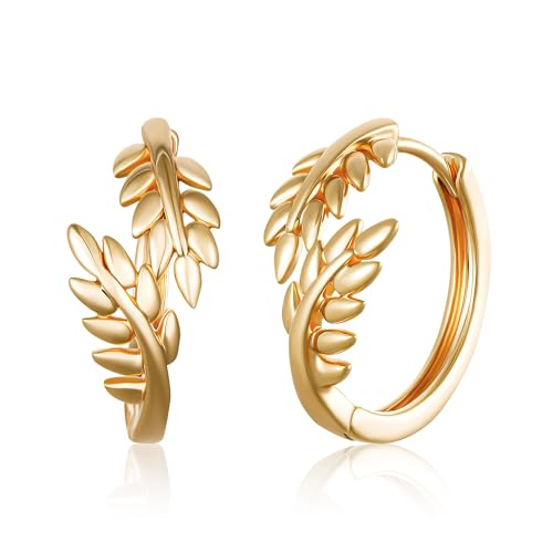 Huggie Hoop Earrings for Women Gold CZ Stud Earrings 14K Gold Filled Small Boho Huggie Earrings Hypoallergenic Piercing Hoops Jewelry