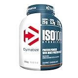 Dymatize ISO 100 Hydrolyzed Gourmet Chocolate 2264g - Hidrolizado de Proteína de Suero Whey + Aislado en Polvo