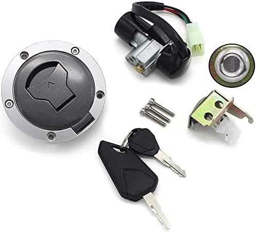 Ignition Switch Lock Key Fuel Gas Cap Key Set for Honda 35010-K26-B02, for Honda GROM MSX125SF 2016, GROM125 AC Handlebar 2017-2018 Ignition Switch Gas Cap