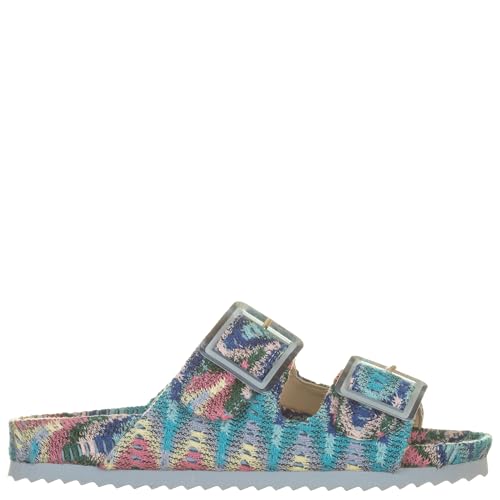 Colors of California Mule tejido fantasía étnica jeans.mujer.EU, Jeans, 40 EU