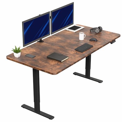 VIVO Electric Standing Desk 71x36 in with memory height