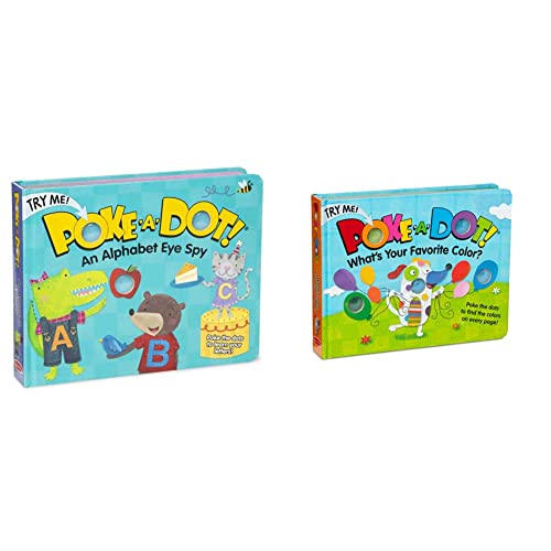 Melissa & Doug Children's Book - Poke-a-Dot: an Alphabet Eye Spy & Children's Book - Poke-a-Dot: Whatâs Your Favorite Color (Board Book with Buttons to Pop) Kids Ages 3+