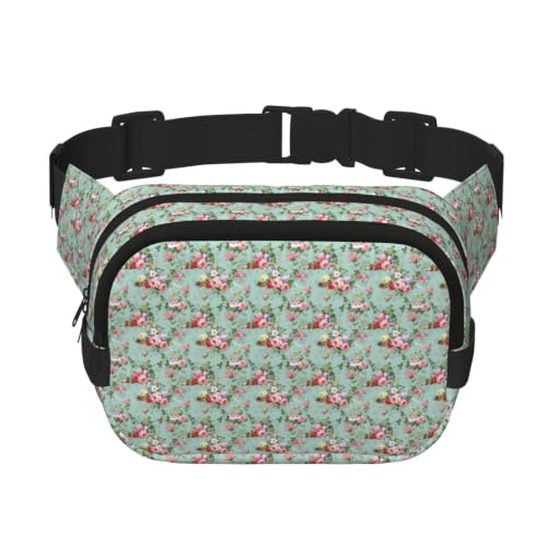Sac banane carré homme femme avec double couche zippée pour le sport