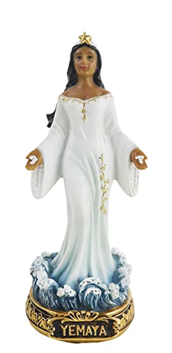 Estatua Orisha Yemaya Blanca 5 Pulgadas