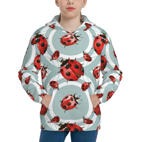 Insects Kid Hoodies Boys Sweatshirts Girls Pullover with Pocket