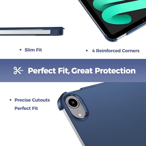 Image of ProCase Smart Case for iPad mini 7 A17 Pro 2024 /iPad Mini 6 2021 8.3 Inch iPad mini 7th /6th Gen Case, Hard Back Cover for iPad mini 8.3 inch 7th Gen A2995 /A2996 /A2993 /6th Gen A2567 A2568 A2569 -Oceanblue | Slim iPad Mini 7th /6th Gen Case Hard Back Cover for iPad Mini 7th Gen A2995 /A2996 /A2993 /6th Gen A2567 A2568 A256
