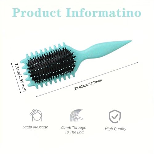 Image of (PACK OF 1) Curl Defining Brush, Curl Hair Brush, Curl Define Styling Brush, for Combing and Shaping Men's and Women's Curls to Reduce Pulling