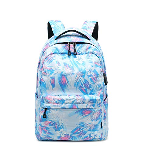 Joymoze Mochila Ligera Informal de Chica Linda Cartera Escolar Bolso para Mujeres Azul