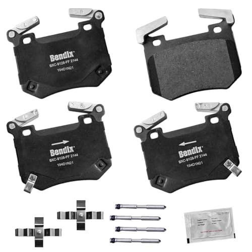 Image of Bendix Priority1 CFC2144 Ceramic Rear Brake Pads for Genesis G70 2024-2019, Kia Stinger 2023-2018