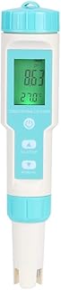 Professional Water Quality Tester Water Quality Testing Meter Salinity PH TDS EC ORP Tester, 4 in 1 Portable Digital PH Tester Pen