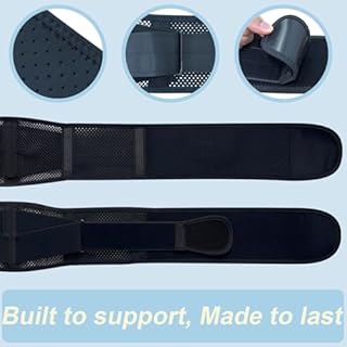 cybryeh Thin & Lightweight Back Brace for Lower Back Pain Relief – Slim, Breathable Back Support Brace for Sciatica, Herniated Disc – Adjustable Lumbar Support Belt for Men & Women, All Day Comfort