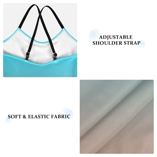 Orange Blue Gradient Girls Bathing Suit Swimsuit Swimwear Swimsuits Summer Beach One Piece3