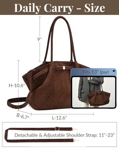 Bolso Tote para mujer Makukke en gamuza sintética miniatura 5