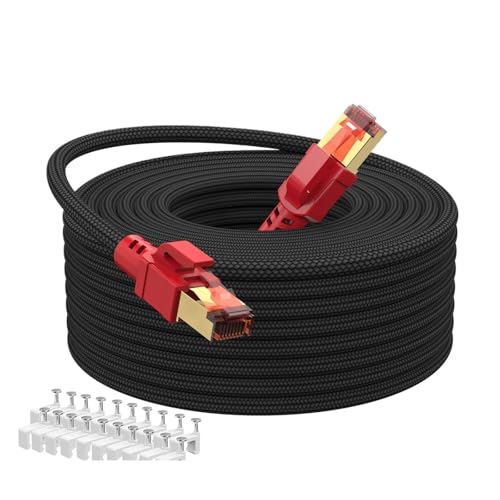 Cable Ethernet CAT 8 CAT 7 0.5M RJ45 40Gbps miniatura 2