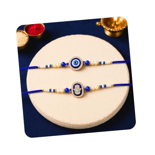 Image of FINEMOE Rakhi Set for Brother, Raksha Bandhan Gifts | Skin Friendly Adjustable Tie, Rakhdi Festival