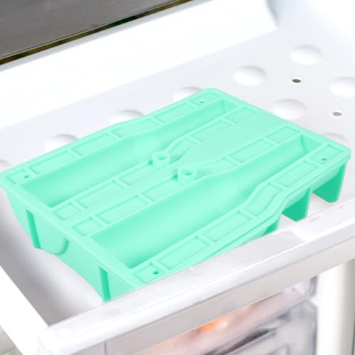 Molde de silicona para cubos de hielo grande verde miniatura 4