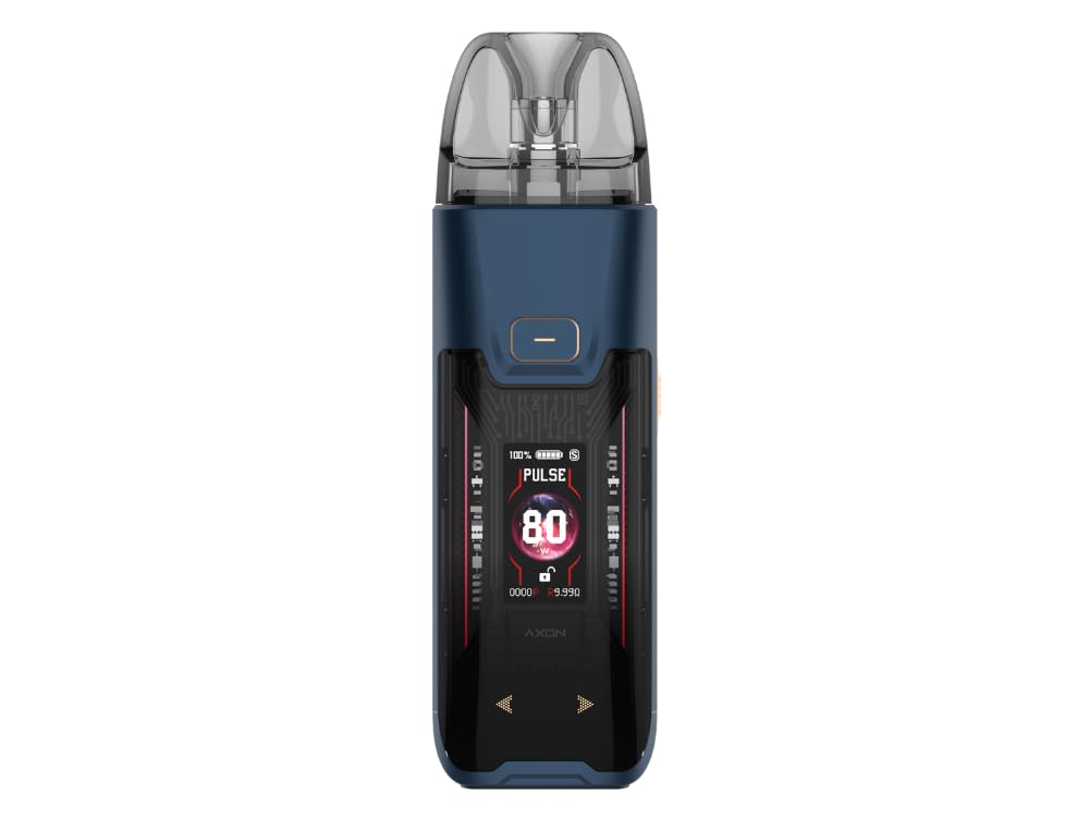 Vaporesso LUXE XR MAX 2 Komplett-Set – 3200mAh Akku & 80W – inkl. 10x GTX Mesh Coils (5x 0,2 Ohm & 5x 0,8 Ohm) – 5ml Pod Kit – Bundle für MTL & DTL (dunkelblau)