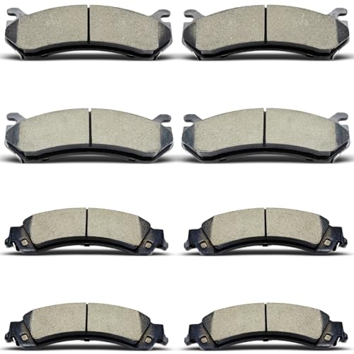 DYZJKWJW D785 D834 Front Rear Ceramic Brake Pads Set Fit For Cadillac Escalade/Escalade ESV/EXT,For...