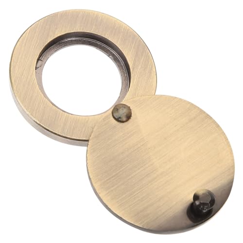 SEWACC 銅製玄関ドアスコープカバー 耐久性プライバシー保護 玄関用防犯カバー アパート必需品 家 オフィス ホテル対応