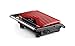 Ariete 1929 - Grill eléctrico Slim Panini Grill, 750 W, Indicador luminoso encendido/apagado, plancha superior basculante, termonstato para regular temperatura, placas antideslizantes, color rojo