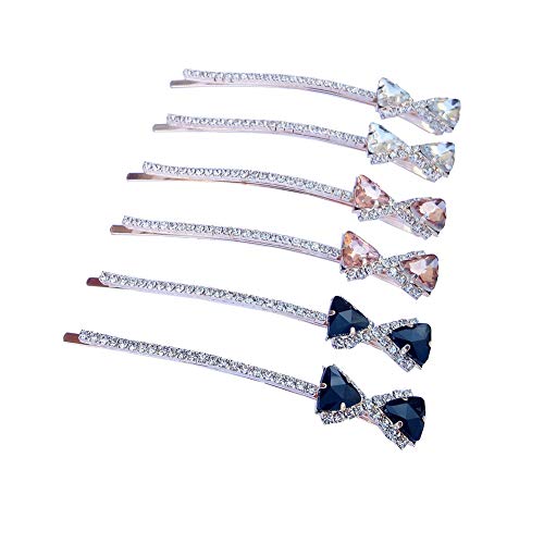 Crystal Rhinestone Hair Barrettes Butterfly Hair Clips Fashion Bridal Hairpins for Women Girls