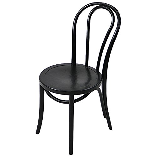 Amazon｜トーネットチェア 2脚セット 黒 バーチ材使用 カントリー 