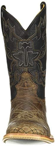 Tin Haul Shoes Men's What's Your Angle Western Boot, tan, 7 Medium US | Image 1