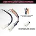 RED WOLF Radio Wiring Harness Connector Select for Toyota Camry Corolla Prius RAV4 1987-2019 Mount Aftermarket Car Stereo Wire Cable Plug