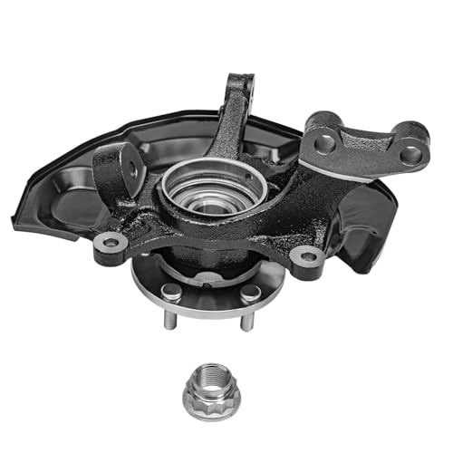 Image of Detroit Axle - AWD Front Left Steering Knuckle Wheel Hub CV Axle Kit Replacement for 2004-2010 Toyota Sienna