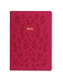 Letts Taschenkalender Woodland A5 Woche auf 2 Seiten Multilingual Pink 2026