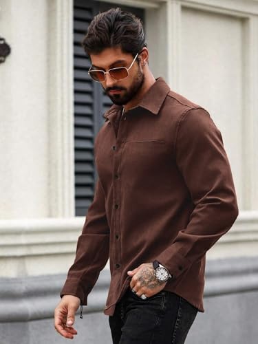 Image of Lymio Men Shirt || Solid Shirt for Man || Full Sleeve || Casual Style (Packs Also Available) (Utility)