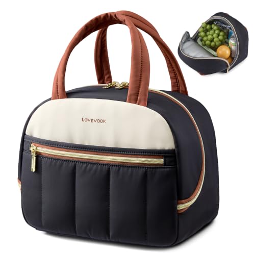 LOVEVOOK Insulated Lunch Bag for Women Men, Cute Fit and Fresh Lunch Box | with...
