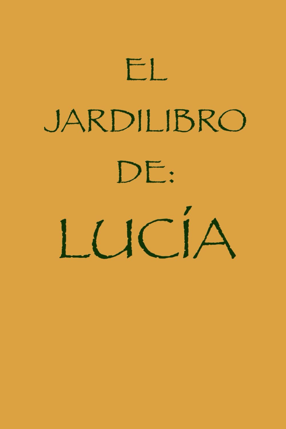 EL JARDILIBRO DE LUCÍA