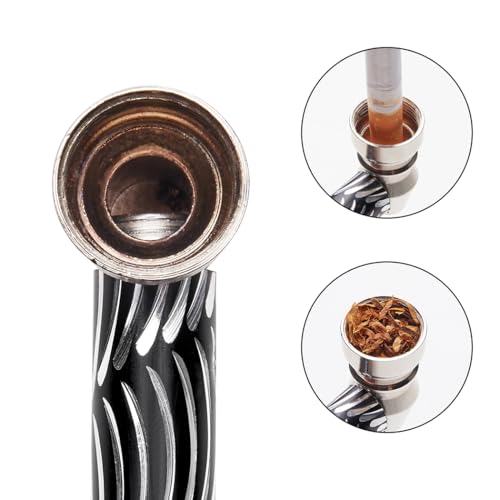 Tobacco Pipe Set Removable Cleaning Ashtray Accessories for Pipe Lovers,(Pack of 3)
3-inch Short Tobacco Pipe Set Remova 