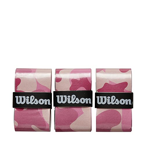Image of WILSON Camo Overgrip - 3 Pack, Pink /White Camo
