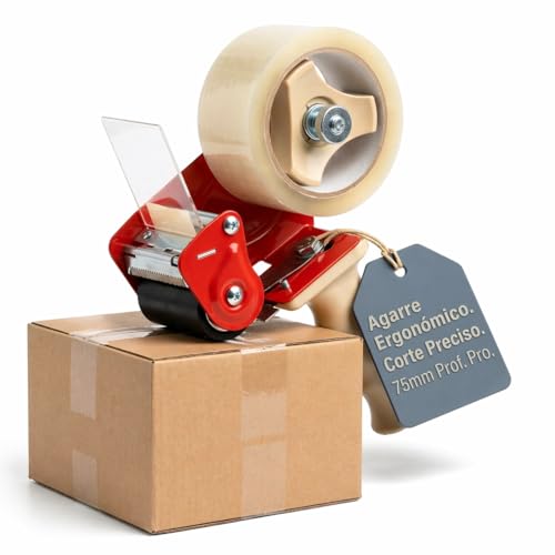 Porte-ruban mobile 75mm dévidoir adhésif emballage carton avec frein
