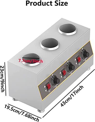 Máquina para fundir chocolate de acero inoxidable miniatura 6