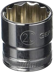 GearWrench 80596 20mm 12-Punkt Steckschlüsseleinsatz Schwarz