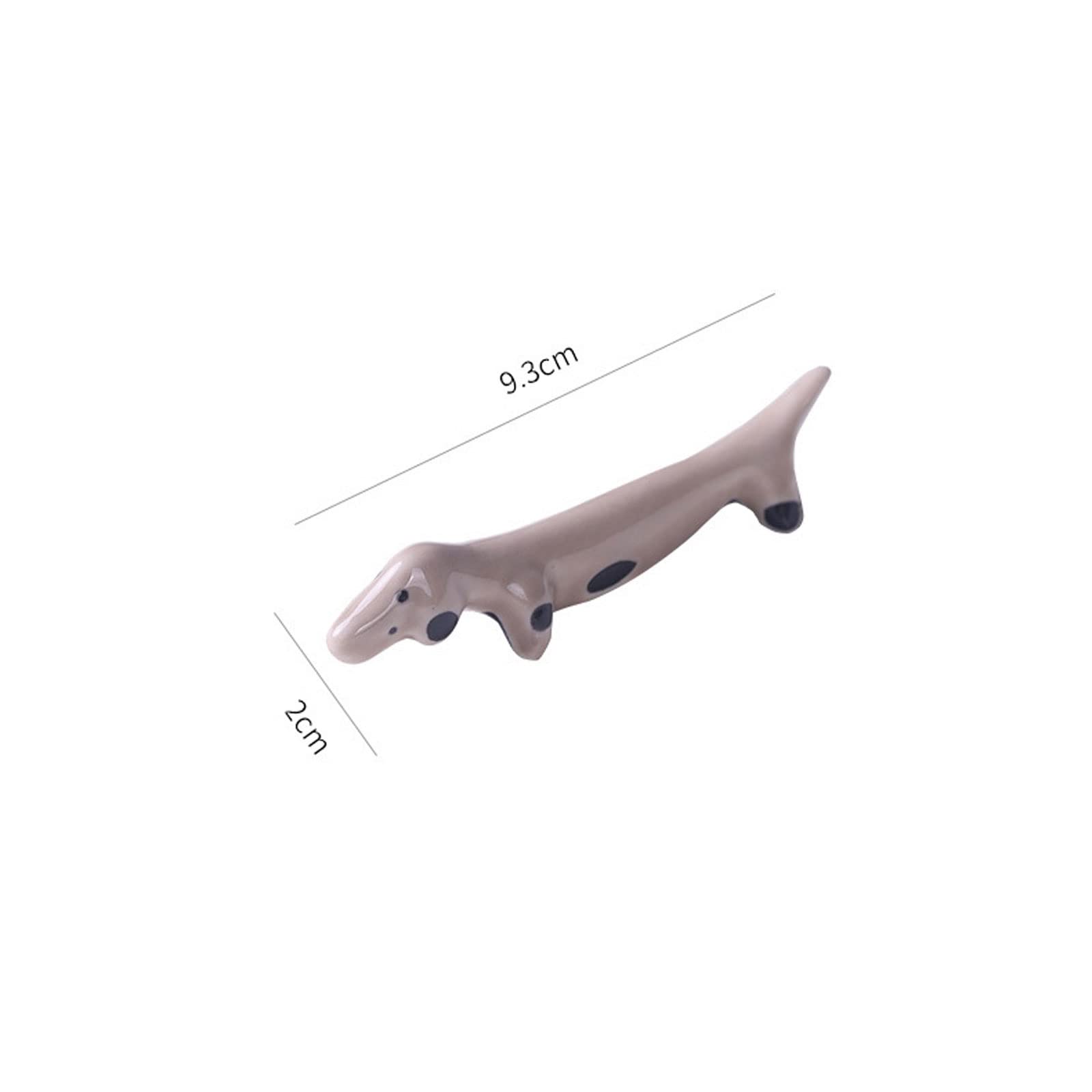 Poggia Bacchette, Porta Bacchette, Ristorante, Cucchiaio/forchetta a Forma di Bassotto, Posate in Ceramica a Forma di Cucciolo