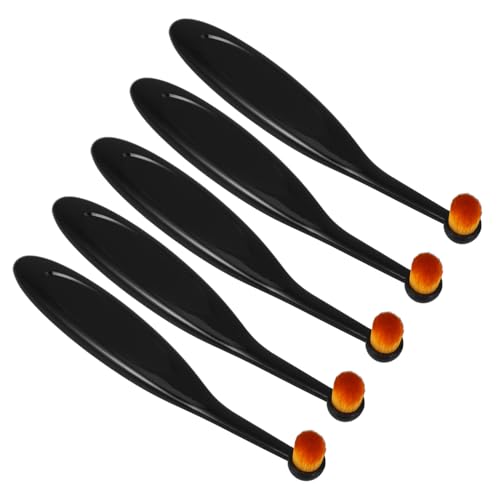 Holibanna 5 Piezas Cepillo de Mezcla de Tinta Herramienta de Mezcla de Tinta Herramientas de Estampado para Hacer Tarjetas Quitamanchas de lágrimas de Mascotas pbt Black