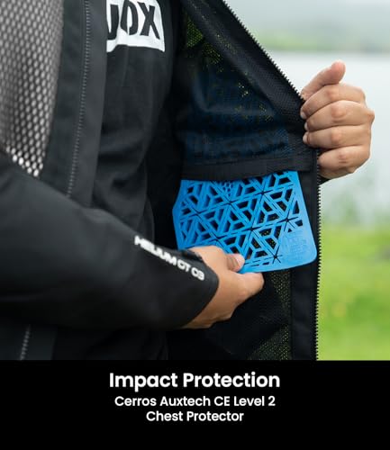 Image of Rynox Helium GT 3 Jacket - Mesh Motorcycle Riding Jacket | Impact Protection | Abrasion Resistance
