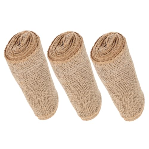 DIYEAH 3 Rouleaux Protège-Arbres Toile de Jute Couverture Hivernale Respirante Anti-Gel pour Plantes Protection Le Froid Soleil