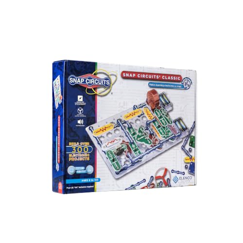 SNAP CIRCUITS Classic SC-300 STEM Electronics Kit, 300+ Projects, Ages 8+ - Image 3