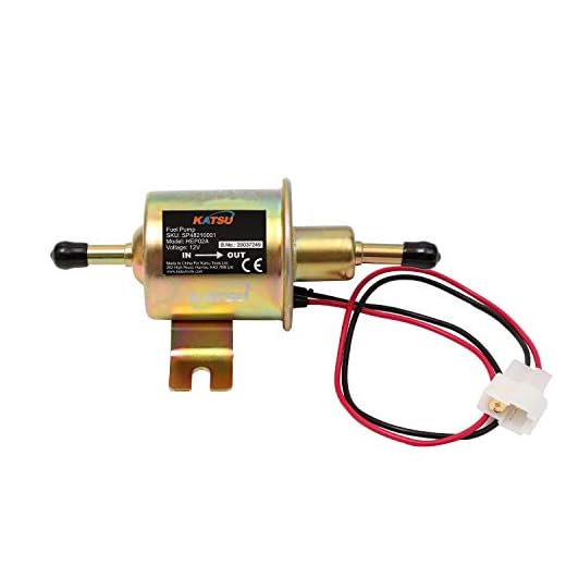 Bomba de combustible eléctrica KATSU Bomba de combustible en línea de baja presión universal de 12V