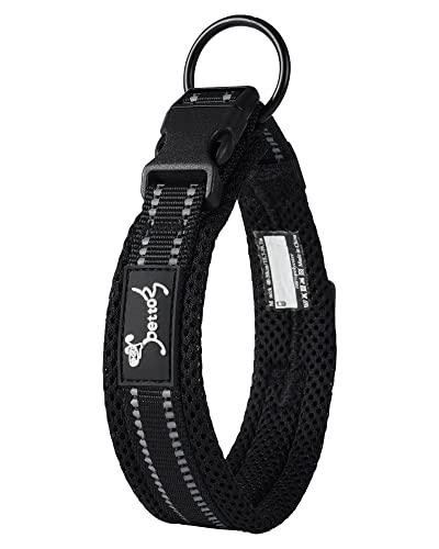 Collier pour Chien, Kaka mall Collier Classique Rembourré Réglable Réfléchissant Avec Anneau en Alliage pour Chien de Petite / Moyenne / Grands Taille Cover